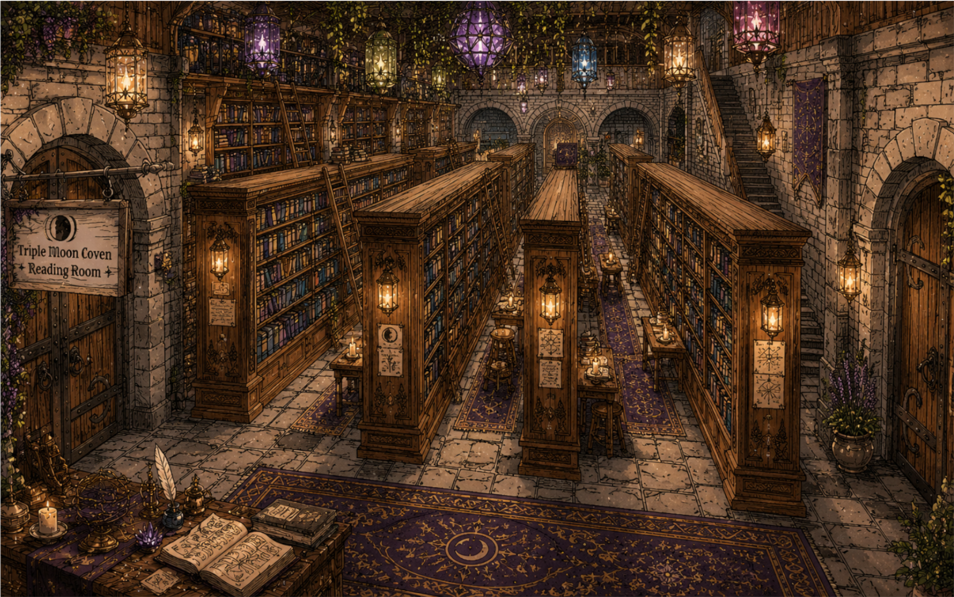 large library